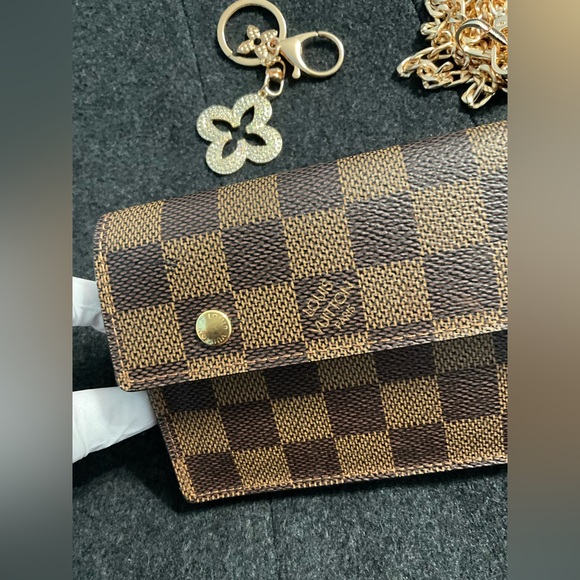 ✅AUTHENTIC LV ACCORDION DAMIER LONG WALLET LOUIS VUITTON - Picture 15 of 16